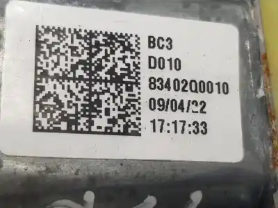 Автозапчастина б/у двигатель заднього правого скла для hyundai bayon (bc3) 1.2 mpi посилання на oem iam 83402q0010  83402q0010