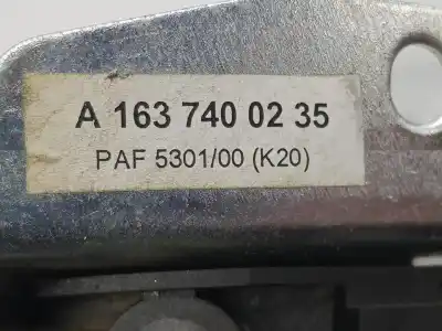 Second-hand car spare part trunk lock for clase c clase m 4.0 cdi 32v oem iam references a1637400235  a1637400235