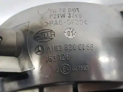 Second-hand car spare part center tailgate light for mercedesbenz clase ml bm 163 400 cdi 163.128 oem iam references a1638200156  a1638200156