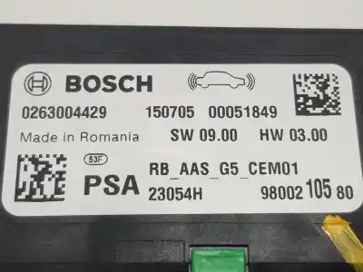 Second-hand car spare part electronic module for ds 5 2.0 blue-hdi fap oem iam references 9800210580  9800210580