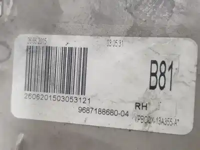 Second-hand car spare part front right headlight for ds 5 2.0 blue-hdi fap oem iam references 9687188680  9687188680