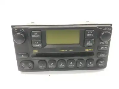 İkinci el araba yedek parçası SES SISTEMI / RADYO CD için TOYOTA LAND CRUISER (J12)  OEM IAM referansları 0860001002  0860001002