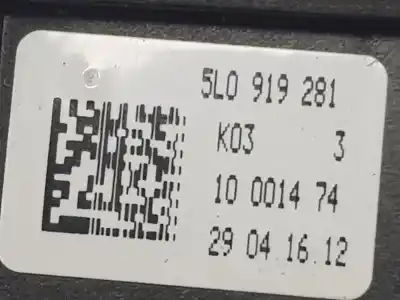 Piesă de schimb auto la mâna a doua intrerusator pentru skoda yeti (5l) 2.0 tdi referințe oem iam 5l0919281