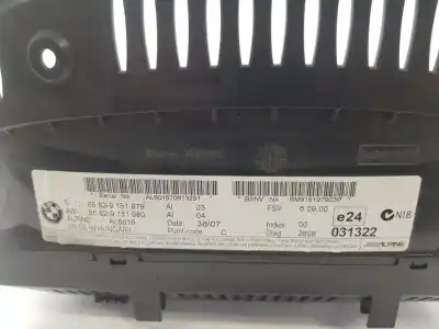 Second-hand car spare part multifunction display for bmw serie 3 coupe (e92) 3.0 24v turbo oem iam references 65829151979  65829151979
