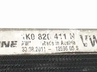 Автозапчастина б/у конденсат/радіатор кондиционера для volkswagen caddy ka/kb (2c) 1.6 tdi посилання на oem iam 1k0820411n  1k0820411n