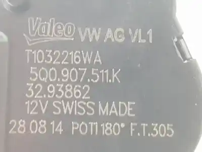 Автозапчасти б/у мотор открывания люков кондиционера за seat leon (5f1) 1.6 tdi ссылки oem iam 5q0907511k  5q0907511k