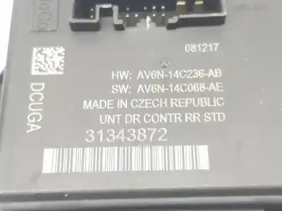 Second-hand car spare part electronic module for volvo s60 lim. 2.0 d oem iam references 31343872  31343872