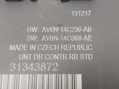 Second-hand car spare part electronic module for volvo s60 lim. 2.0 d oem iam references 31343872  31343872