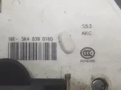 Автозапчастина б/у замок заднього правого дверя для seat leon (5f1) 1.6 tdi посилання на oem iam 5k4839016q  5k4839016q