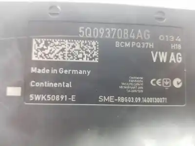 Автозапчастина б/у електронний модуль для seat leon (5f1) 1.6 tdi посилання на oem iam 5q0937084ag  5q0937084ag