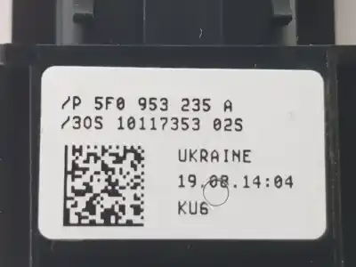 Автозапчасти б/у предупреждение за seat leon (5f1) 1.6 tdi ссылки oem iam 5f0953235a  5f0953235a