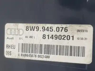 Автозапчастина б/у внутрішній правий завод для audi a4 b9 avant (8w5, 8wd) 3.0 tdi посилання на oem iam 8w9945076  8w9945076