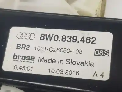 Автозапчастина б/у регулятор скла заднього правого для audi a4 b9 avant (8w5, 8wd) 3.0 tdi посилання на oem iam 8w0839462  8w0839462