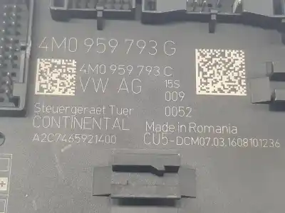 Автозапчастина б/у електронний модуль для audi a4 b9 avant (8w5, 8wd) 3.0 tdi посилання на oem iam 4m0959793g