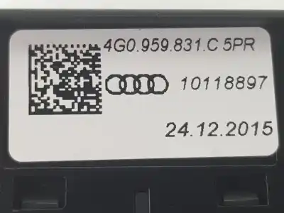 Автозапчастина б/у вимикач для audi a4 b9 avant (8w5, 8wd) 3.0 tdi посилання на oem iam 4g0959831c