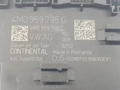 Автозапчастина б/у електронний модуль для audi a4 b9 avant (8w5, 8wd) 3.0 tdi посилання на oem iam 4m0959795g  4m0959795g