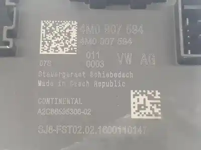 Автозапчастина б/у електронний модуль для audi a4 b9 avant (8w5, 8wd) 3.0 tdi посилання на oem iam 4m0907594  4m0907594