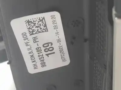 Автозапчастина б/у правий задний огляд для ds ds 3 / ds 3 crossback (ur_, uc_, uj_) 1.2 puretech 130 посилання на oem iam 98452189ph  1648985280