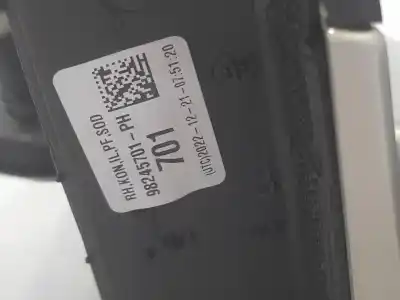 Second-hand car spare part right rearview mirror for ds ds 3 / ds 3 crossback (ur_, uc_, uj_) 1.2 puretech 130 oem iam references 98245701ph  1637858480