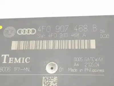 Автозапчасти б/у электронный модуль за audi a6 c6 (4f2) 3.2 fsi ссылки oem iam 4f0907468b  4f0907468b Автозапчасти б/у электронный модуль за audi a6 c6 (4f2) 3.2 fsi ссылки oem iam 4f0907468b  4f0907468b
