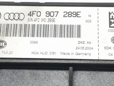 Автозапчастина б/у електронний модуль для audi a6 c6 (4f2) 3.2 fsi посилання на oem iam 4f0907289e  4f0907289e