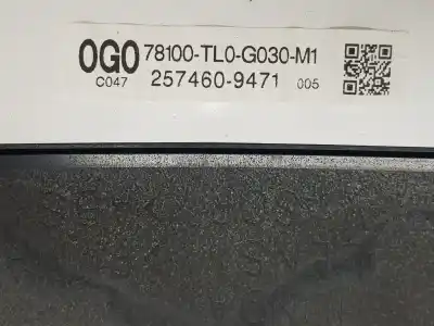 Second-hand car spare part dashboard for honda accord viii (cu) 2.2 i-dtec (cu3) oem iam references 78100tl0g03  78100tl0g03