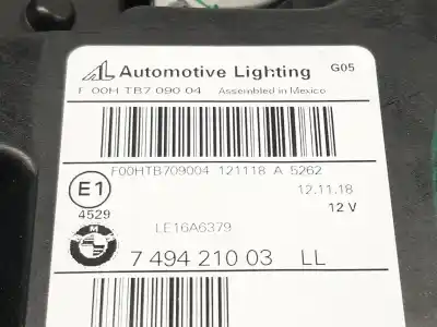 Pezzo di ricambio per auto di seconda mano faro anteriore destro per bmw x5 (g05, f95) m50 i xdrive riferimenti oem iam 63119850418