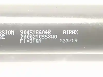 Second-hand car spare part tailgate gas strut for renault twingo iii 1.0 sce oem iam references 904518604r  904518604r