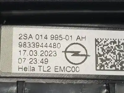 Автозапчасти б/у внутренний левый задний фонарь за opel mokka x hn05 ссылки oem iam 9833944480  2sa014995
