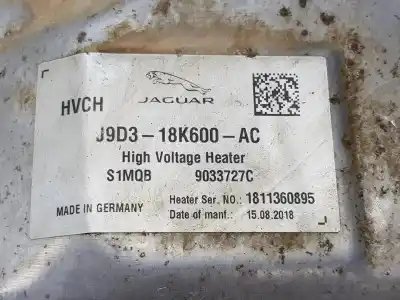 Second-hand car spare part full normal heating for jaguar ipace el oem iam references j9d318k600ac  j9d318k600ac