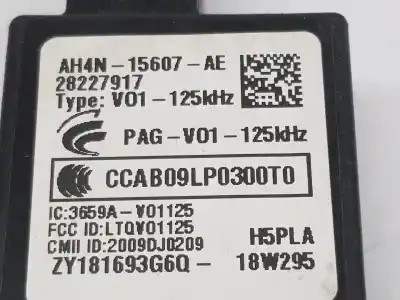 Second-hand car spare part electronic module for jaguar ipace el oem iam references c2d2942  c2d2942