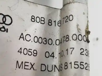 Автозапчастина б/у труби кондиціонації для audi q5 2.0 tdi посилання на oem iam 80b816720  80b816720