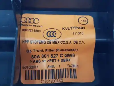 Автозапчастина б/у молдинг для audi q5 2.0 tdi посилання на oem iam 80a861827c