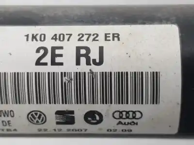 Автозапчастина б/у передня права трансмісія для volkswagen touran (1t1, 1t2) 2.0 tdi 16v посилання на oem iam 1k0407272er  1k0407272er