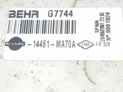 Second-hand car spare part intercooler for renault maxity 2.5 d oem iam references 14461ma70a  14461ma70a