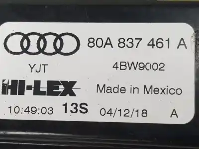 Автозапчастина б/у регулятор вікна передній лівий для audi q5 2.0 tdi посилання на oem iam 80a837461a  80a837461a
