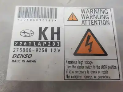 Second-hand car spare part ecu engine control for subaru forester s12 2.0 d oem iam references 22611ap203  22611ap203