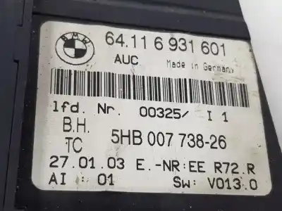 Second-hand car spare part climate control for bmw 3 (e46) 320 d oem iam references 64116931601  64116931601