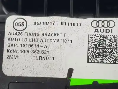 Peça sobressalente para automóvel em segunda mão moldagem por audi q5 2.0 tdi referências oem iam 80b863531  80b863531