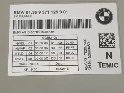 Автозапчастина б/у електронний модуль для bmw x5 (f15, f85) xdrive 30 d посилання на oem iam 61359371129  61359371129