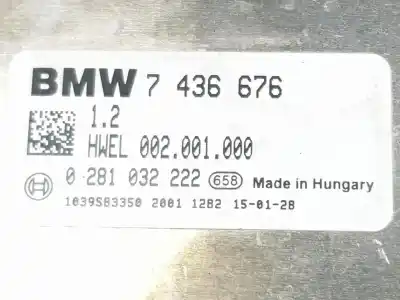 Second-hand car spare part electronic module for bmw x5 (f15, f85) xdrive 30 d oem iam references 7436676  7436676