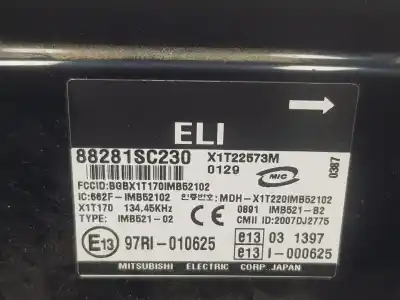 Second-hand car spare part electronic module for subaru forester s12 2.0 d oem iam references 88281sc230  88281sc230