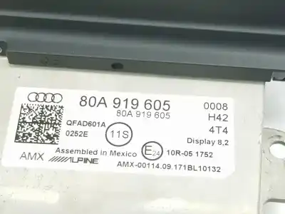 Автозапчастина б/у багатофункційний дисплей для audi q5 2.0 tdi посилання на oem iam 80a919605  80a919605