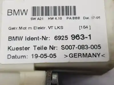 Second-hand car spare part left front window motor for bmw x3 (e83) 2.0 d oem iam references 67626925963  67626925963