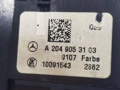 Peça sobressalente para automóvel em segunda mão comutador de luzes por mercedesbenz clase c bm 204 berlina c 220 cdi blueefficiency edition 204.002 referências oem iam a2049053103  a2049053103