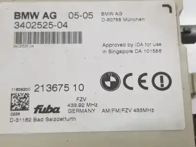 Peça sobressalente para automóvel em segunda mão módulo eletrônico por bmw x3 (e83) 2.0 d referências oem iam 65203402525  65203402525