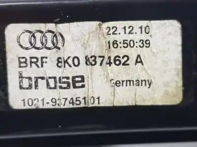 Автозапчастина б/у регулятор переднього правого скла для audi a4 b8 avant (8k5) 2.0 tdi посилання на oem iam 8k0837462a  8k0837462a