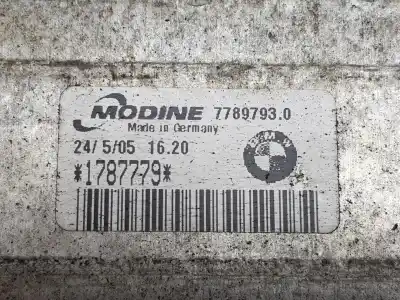 Peça sobressalente para automóvel em segunda mão intercooler por bmw x3 (e83) 2.0 d referências oem iam 17517793370  17517793370