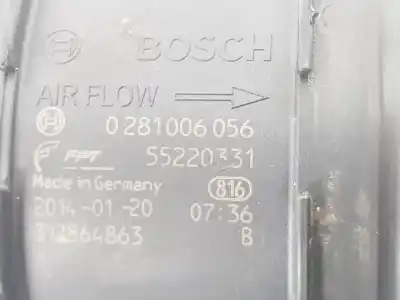 Автозапчастина б/у витратомір повітря для iveco daily furgón 2.3 diesel cat посилання на oem iam 55220331  55220331
