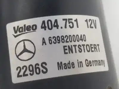 Gebrauchtes Autoersatzteil vorderer wischermotor zum clase c vito basic, combi 2.1 cdi oem-iam-referenzen a6398200140  a6398200140